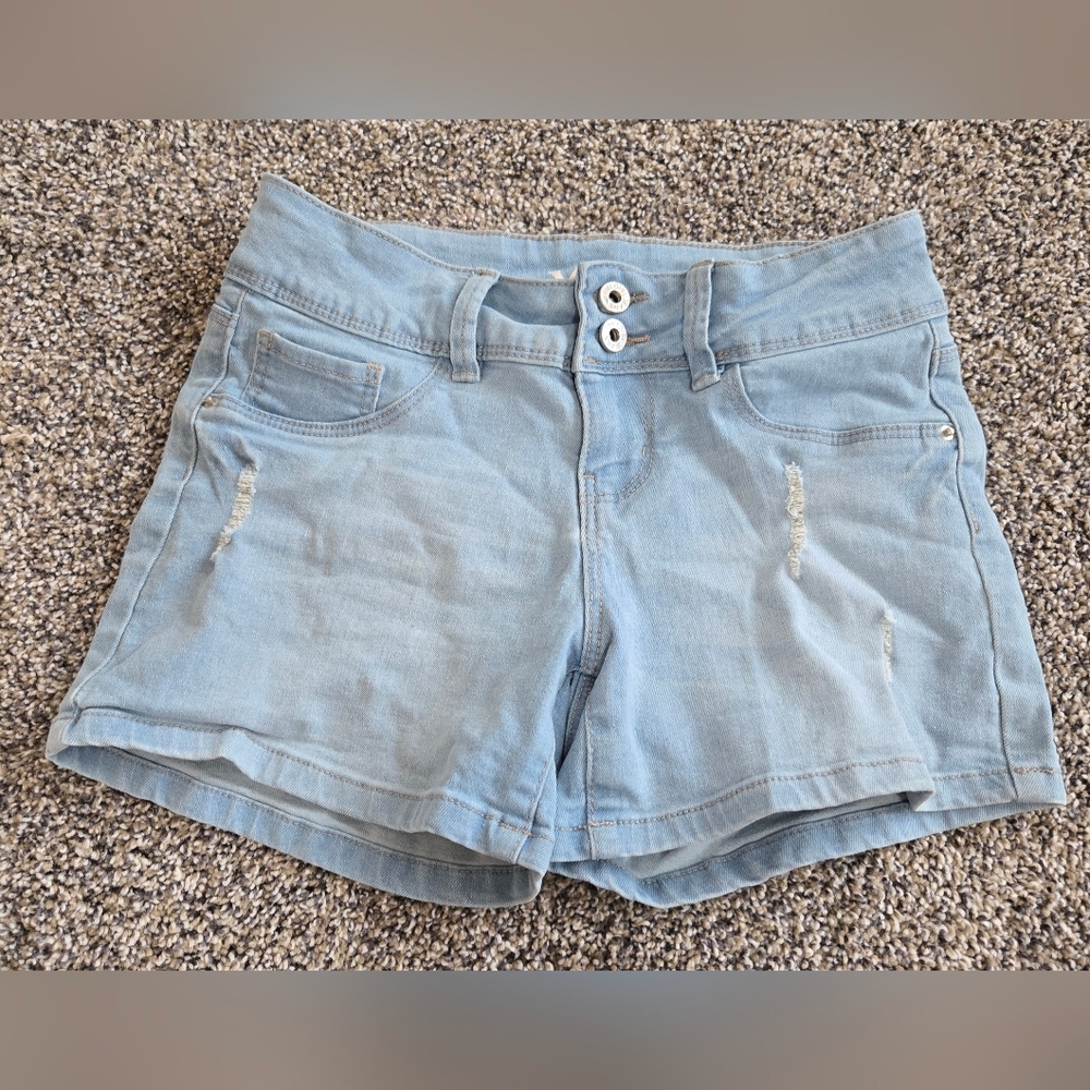 YMI Light Blue Jean Shorts